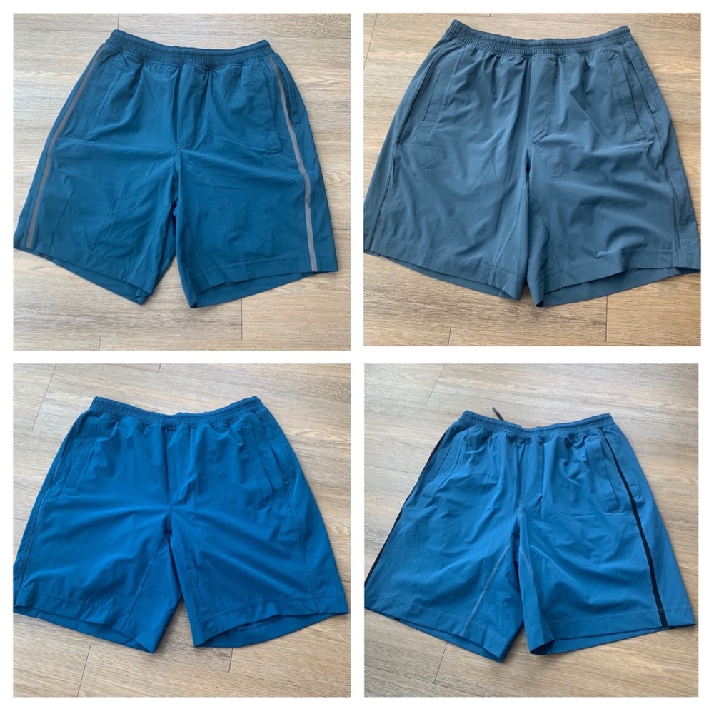Men’s blue lululemon shorts lot